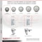 Service Caster 3 Inch Gray Polyurethane Wheel Swivel 7/8 Inch Square Stem Caster Set SCC SCC-SQ20S314-PPUB-GRY-78-4 - alternate 3